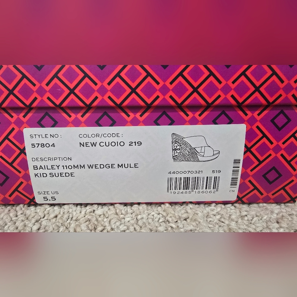 Tory Burch Bailey Wedge Mule Sandal - Picture 3 of 7